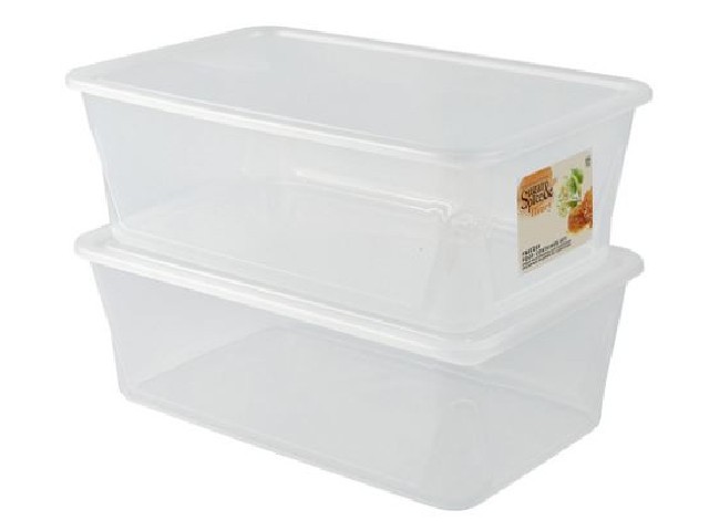 Набор контейнеров для заморозки Sugar&Spice Honey (2х0,9л) прозрачный